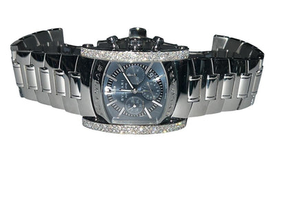 Automatic Men's Watch With Steel Case and Strap Authentic Luxury Timepiece