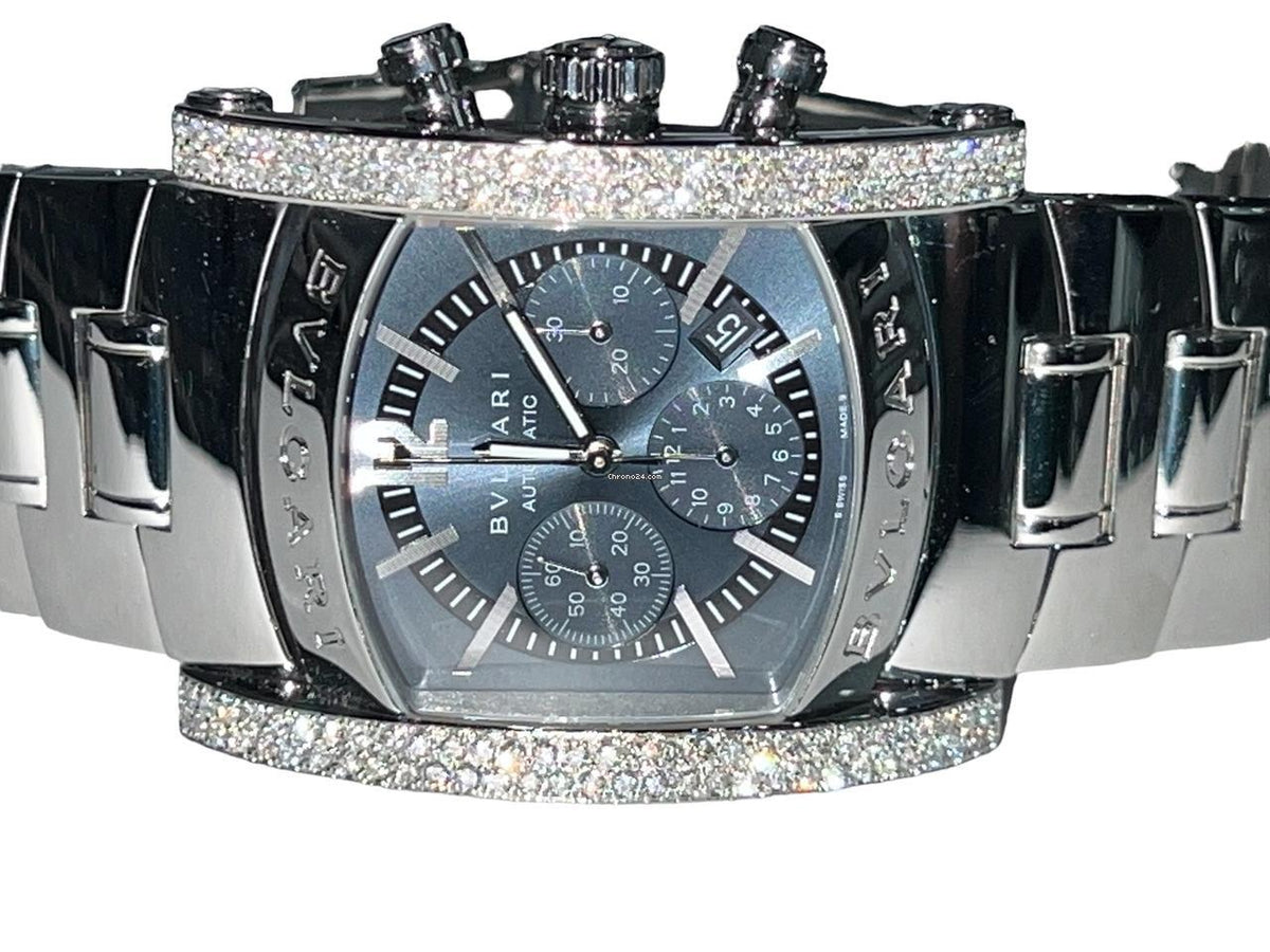 Automatic Men's Watch With Steel Case and Strap Authentic Luxury Timepiece