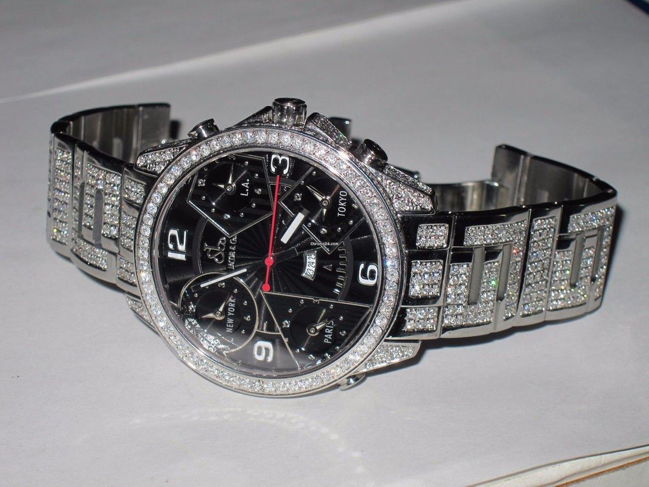 Jacob & Co. Quartz Men's Watch With Steel Case and Strap Authentic Luxury Timepiece