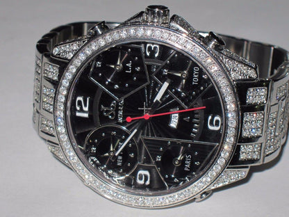 Jacob & Co. Quartz Men's Watch With Steel Case and Strap Authentic Luxury Timepiece