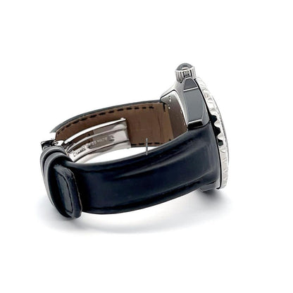 Chanel J12 Quartz Women's Watch Ceramic Case With Leather Strap Authentic Luxury Timepiece