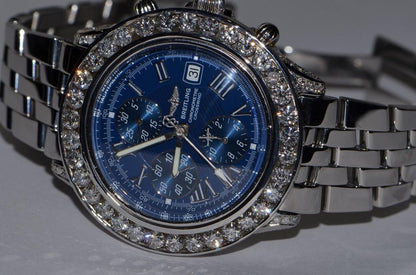 Breitling Windrider Automatic Men's Watch With Steel Case and Strap Authentic Luxury Timepiece