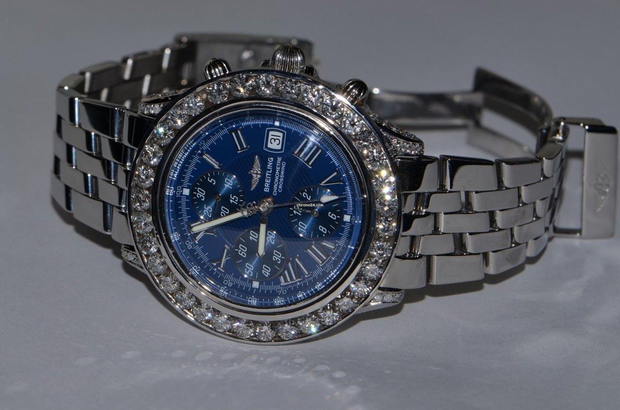 Breitling Windrider Automatic Men's Watch With Steel Case and Strap Authentic Luxury Timepiece