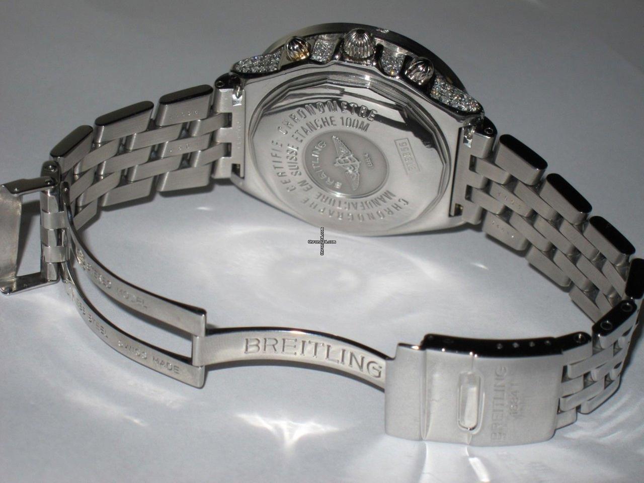 Breitling Windrider Automatic Men's Watch With Steel Case and Strap Authentic Luxury Timepiece