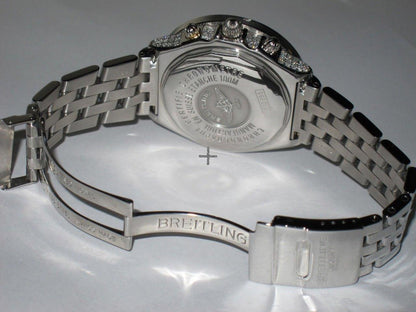 Breitling Windrider Automatic Men's Watch With Steel Case and Strap Authentic Luxury Timepiece