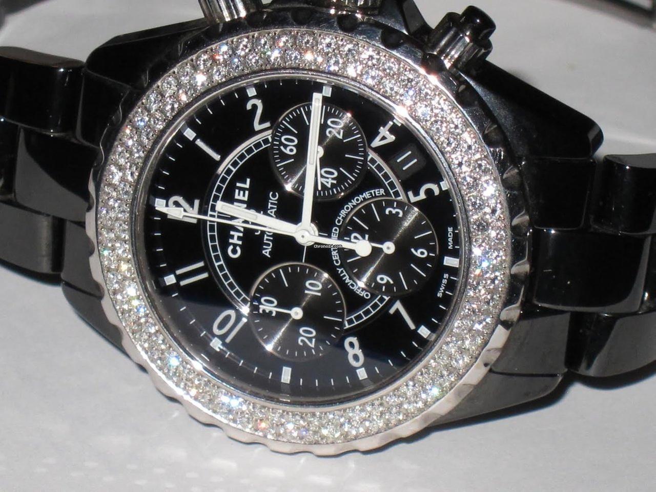 Chanel J12 Automatic Men's Watch With Ceramic Case and Strap Authentic Luxury Timepiece