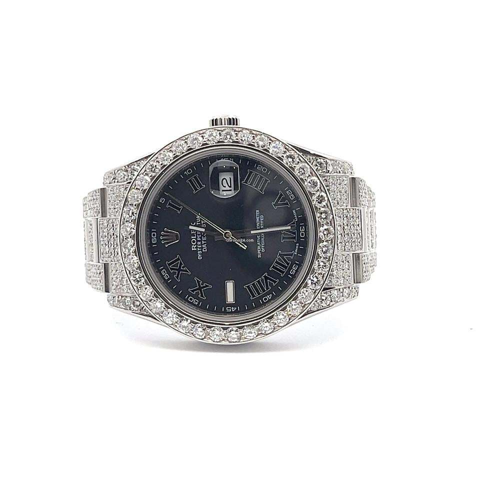 Rolex Datejust II Automatic Men's Watch With Steel Case and Strap Authentic Luxury Timepiece