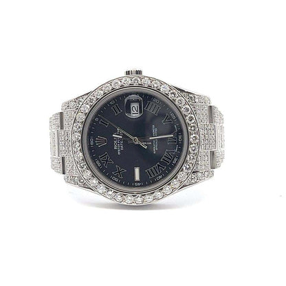 Rolex Datejust II Automatic Men's Watch With Steel Case and Strap Authentic Luxury Timepiece