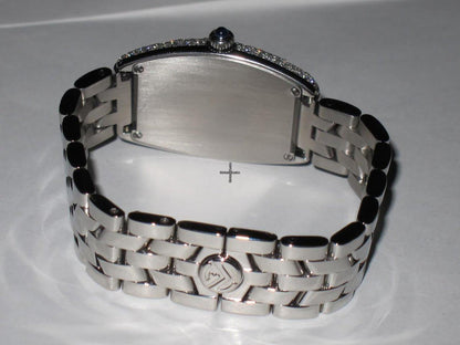 Franck Muller Cintrée Curvex Quartz Women's Watch With Steel Case and Strap Authentic Luxury Timepiece