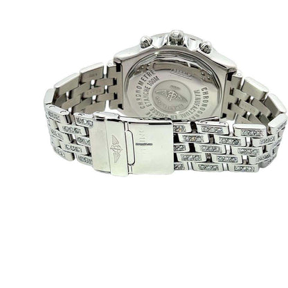 Breitling Windrider Automatic Men's Watch With Steel Case and Strap Authentic Luxury Timepiece