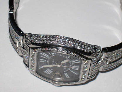 Cartier Roadster Automatic Men's Watch With Steel Case and Strap Authentic Luxury Timepiece