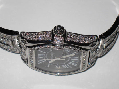 Cartier Roadster Automatic Men's Watch With Steel Case and Strap Authentic Luxury Timepiece