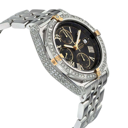 Breitling Windrider Automatic Men's Watch With Steel Case and Strap Authentic Luxury Timepiece