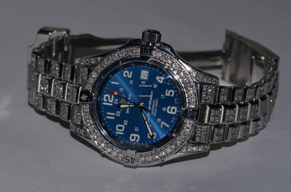 Breitling Superocean Automatic Men's Watch With Steel Case and Strap Authentic Luxury Timepiece