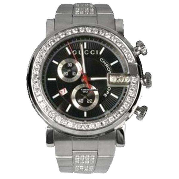 Gucci G-Chrono Quartz Unisex Watch With Steel Case and Strap Authentic Luxury Timepiece