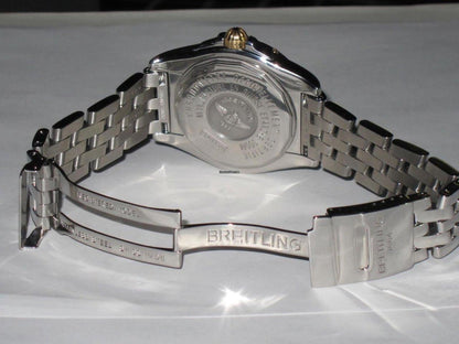 Breitling Chronomat Automatic Men's Watch Gold/With Steel Case and Strap Authentic Luxury Timepiece