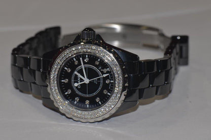 Chanel J12 Quartz Women's Watch With Ceramic Case and Strap Authentic Luxury Timepiece