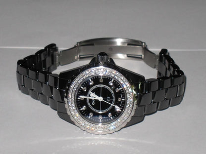 Chanel J12 Quartz Women's Watch With Ceramic Case and Strap Authentic Luxury Timepiece