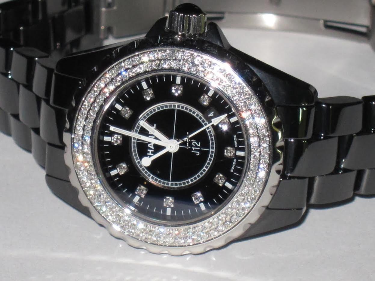 Chanel J12 Quartz Women's Watch With Ceramic Case and Strap Authentic Luxury Timepiece