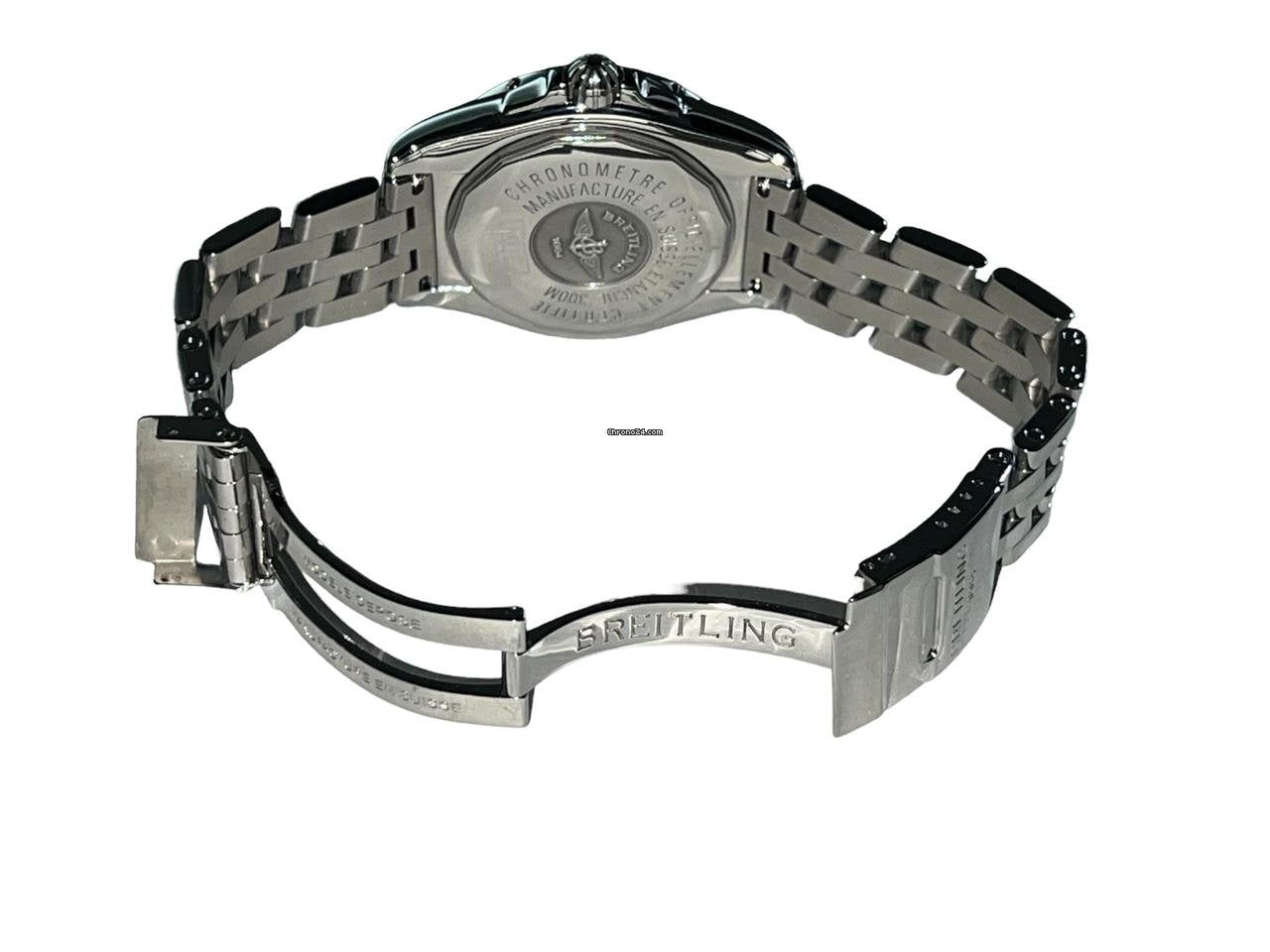 Breitling Chronomat Automatic Men's Watch With Steel Case and Strap Authentic Luxury Timepiece