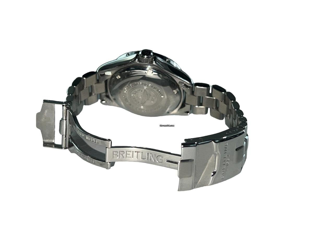 Breitling Superocean Automatic Men's Watch With Steel Case and Strap Authentic Luxury Timepiece