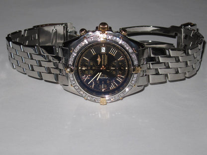 Breitling Windrider Automatic Men's Watch With Steel Case and Strap Authentic Luxury Timepiece