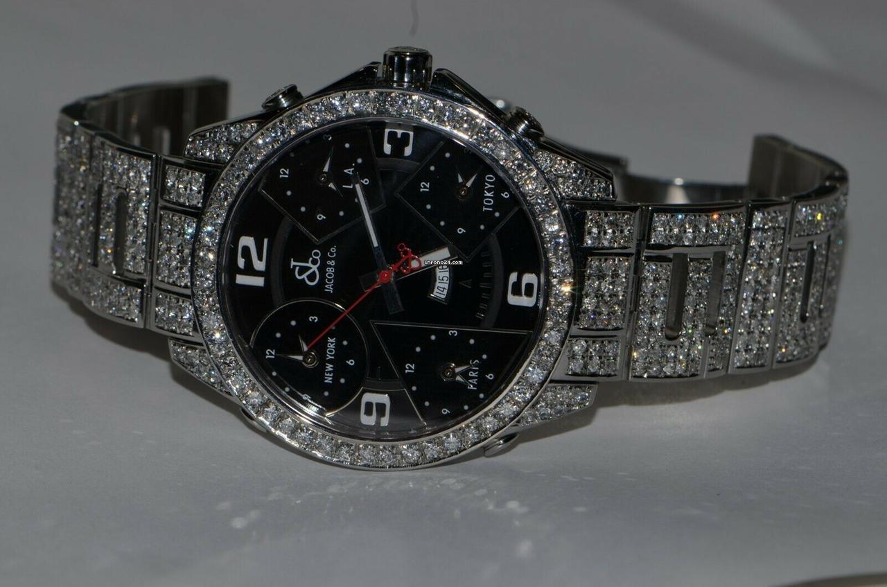 Jacob & Co. Quartz Men's Watch With Steel Case and Strap Authentic Luxury Timepiece