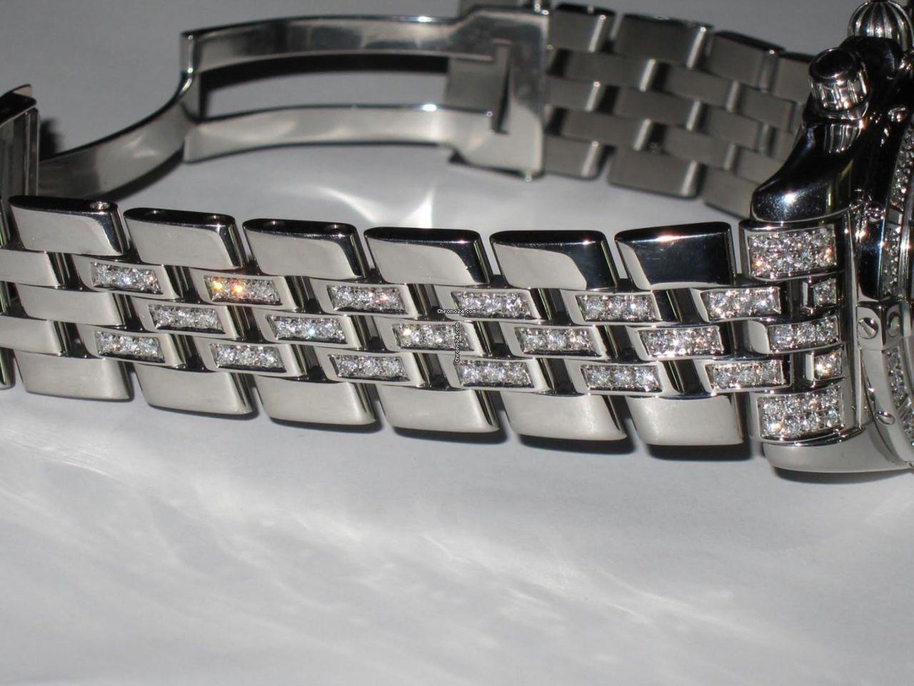 Breitling Chronomat Evolution Automatic Men's Watch With Steel Case and Strap Authentic Luxury Timepiece