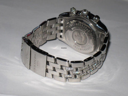 Breitling Chronomat Evolution Automatic Men's Watch With Steel Case and Strap Authentic Luxury Timepiece