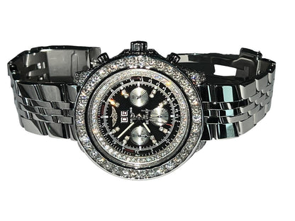 Breitling Bentley 6.75 Automatic Men's Watch With Steel Case and Strap Authentic Luxury Timepiece