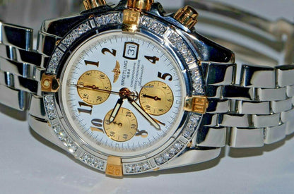 Breitling Chronomat Evolution Automatic Unisex Watch With Steel Case and Strap Authentic Luxury Timepiece