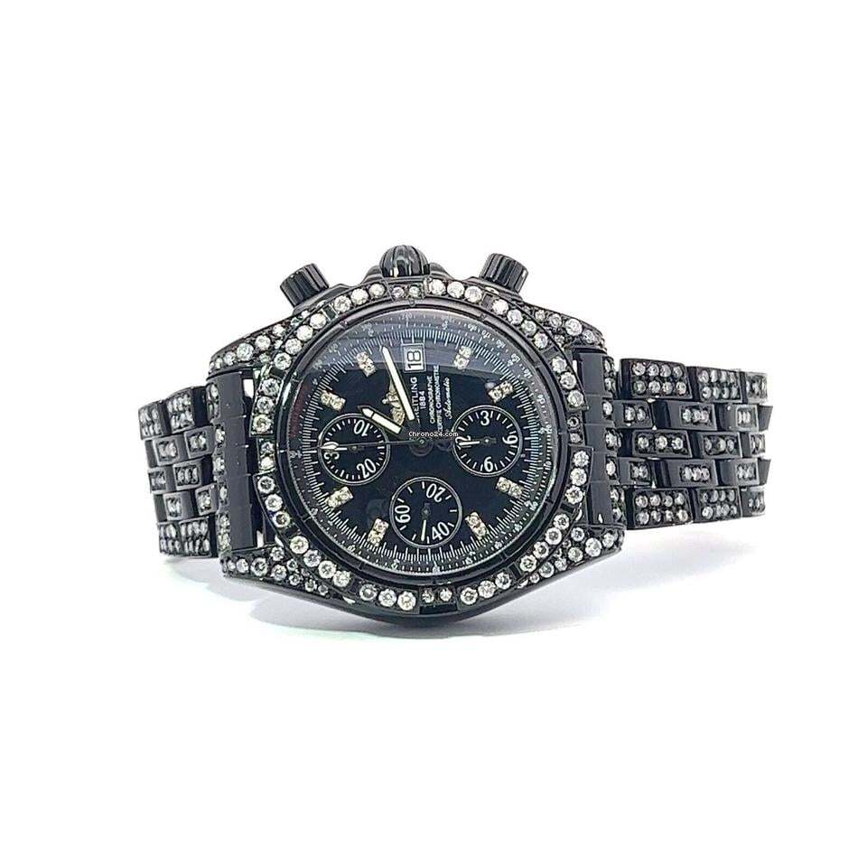 Breitling Chronomat Evolution Automatic Unisex Watch With Steel Case and Strap Authentic Luxury Timepiece