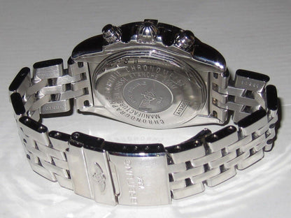 Breitling Chronomat Evolution Automatic Unisex Watch With Steel Case and Strap Authentic Luxury Timepiece