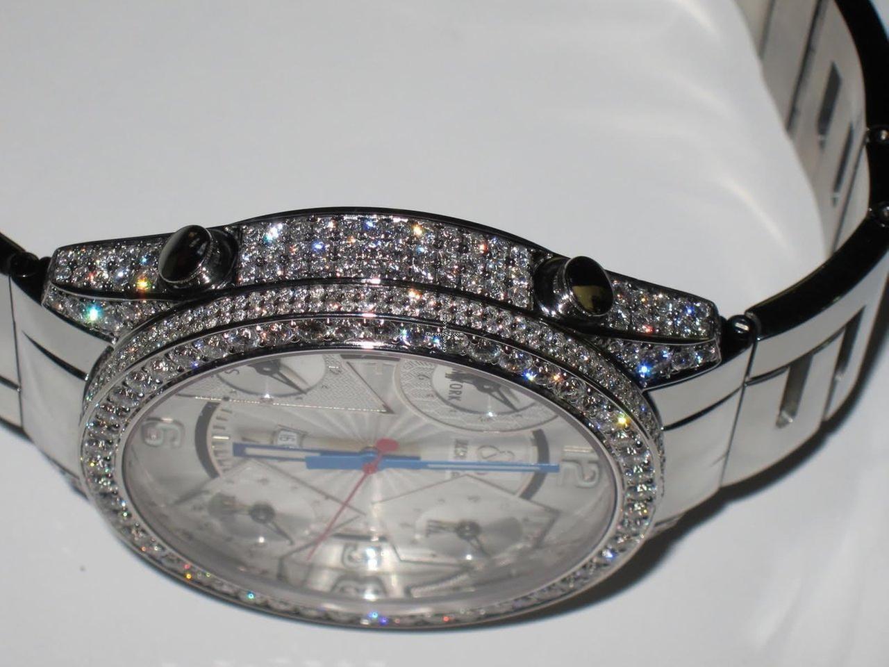 Jacob & Co. Quartz Men's Watch With Steel Case and Strap Authentic Luxury Timepiece