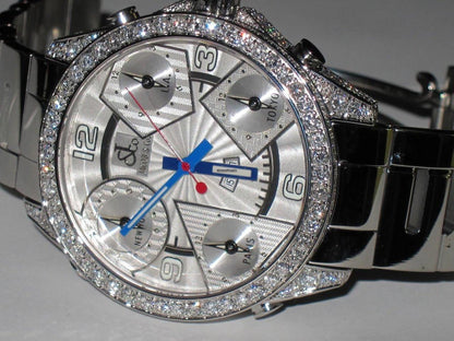 Jacob & Co. Quartz Men's Watch With Steel Case and Strap Authentic Luxury Timepiece