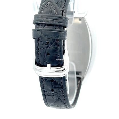 Franck Muller Conquistador Automatic Men's Watch Steel Case With Leather Strap Authentic Luxury Timepiece