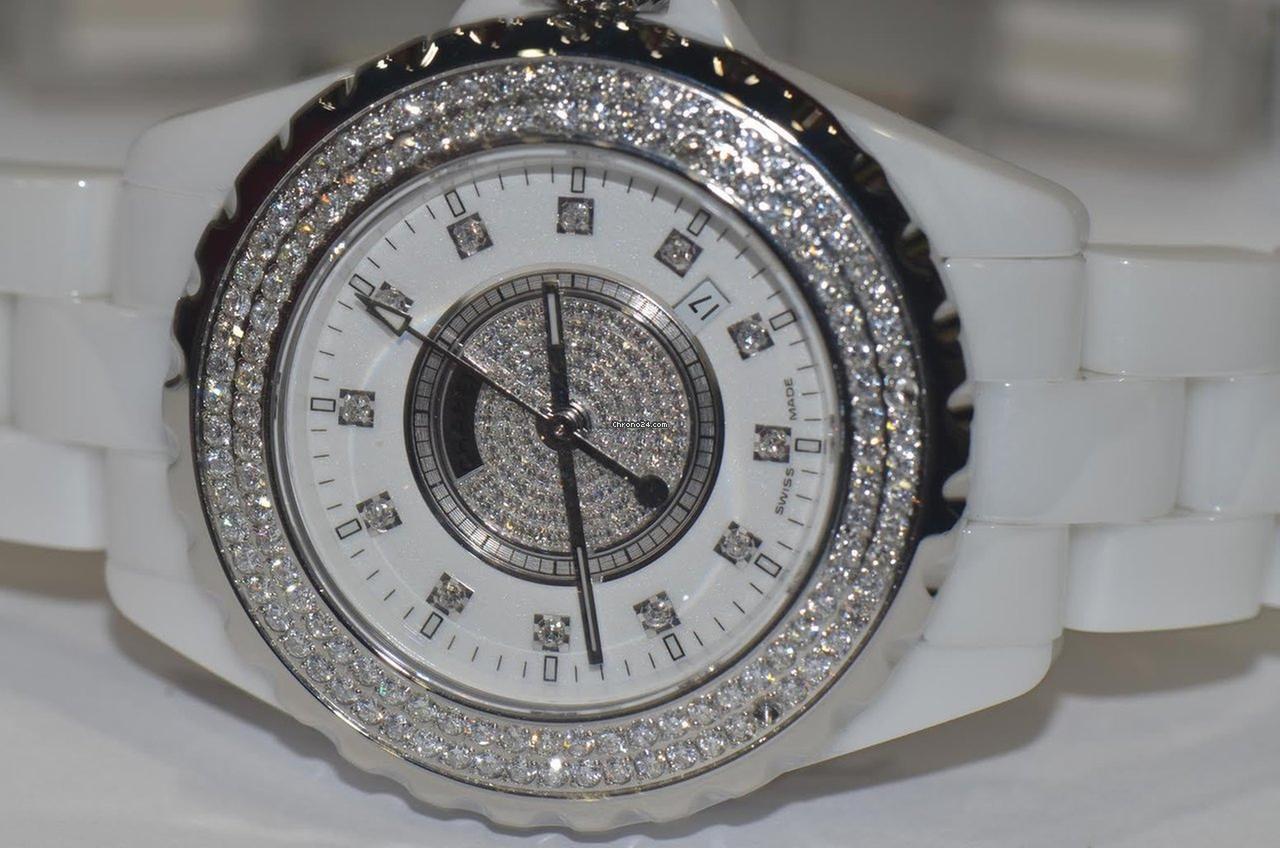 Chanel J12 Quartz Women's Watch With Ceramic Case and Strap Authentic Luxury Timepiece