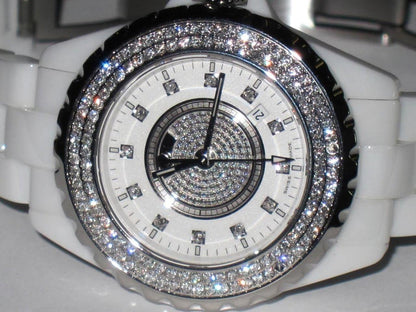 Chanel J12 Quartz Women's Watch With Ceramic Case and Strap Authentic Luxury Timepiece