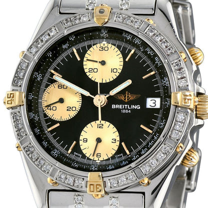 Breitling Chronomat Automatic Unisex Watch With Steel Case and Strap Authentic Luxury Timepiece