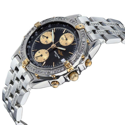 Breitling Chronomat Automatic Unisex Watch With Steel Case and Strap Authentic Luxury Timepiece