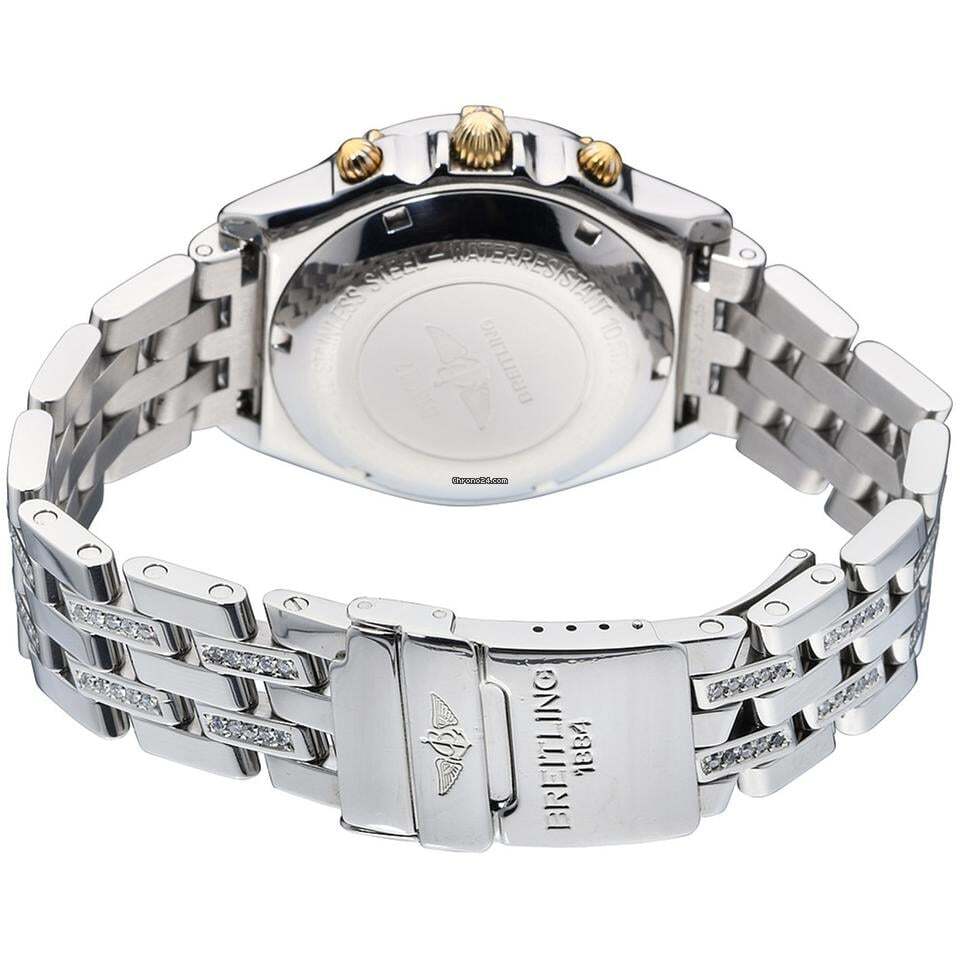 Breitling Chronomat Automatic Unisex Watch With Steel Case and Strap Authentic Luxury Timepiece