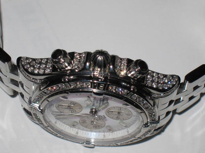 Breitling Chronomat Evolution Automatic Unisex Watch With Steel Case and Strap Authentic Luxury Timepiece