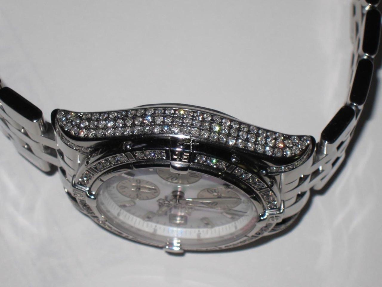 Breitling Chronomat Evolution Automatic Unisex Watch With Steel Case and Strap Authentic Luxury Timepiece