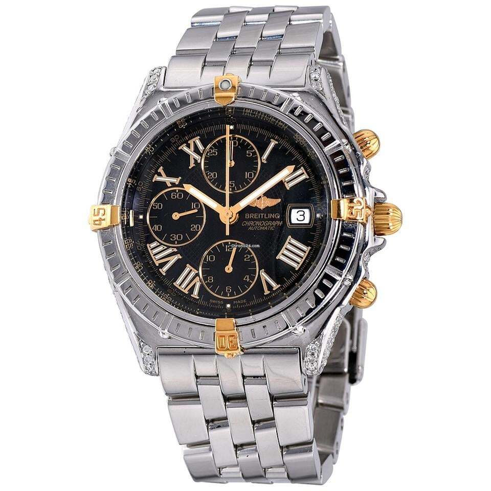 Breitling Windrider Automatic Unisex Watch With Steel Case and Strap Authentic Luxury Timepiece