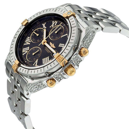 Breitling Windrider Automatic Unisex Watch With Steel Case and Strap Authentic Luxury Timepiece