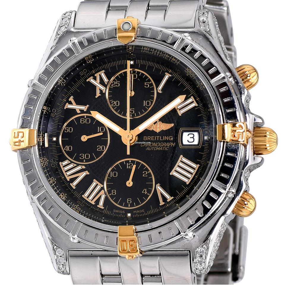 Breitling Windrider Automatic Unisex Watch With Steel Case and Strap Authentic Luxury Timepiece