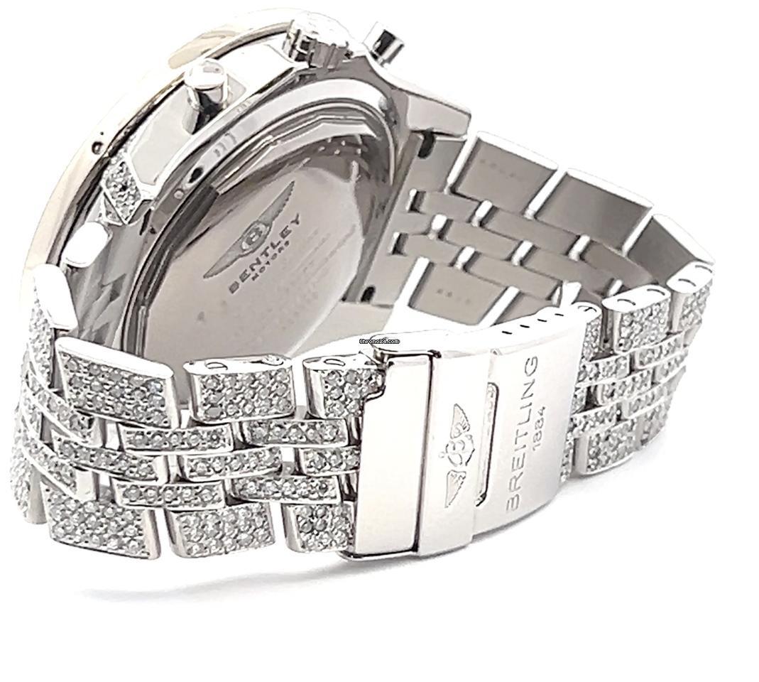 Breitling Bentley Motors Automatic Unisex Watch With Steel Case and Strap Authentic Luxury Timepiece