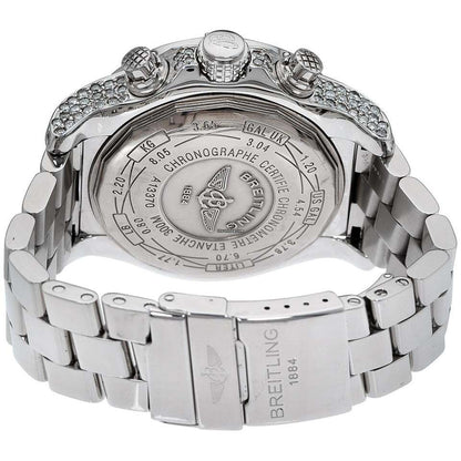 Breitling Super Avenger Automatic Unisex Watch With Steel Case and Strap Authentic Luxury Timepiece