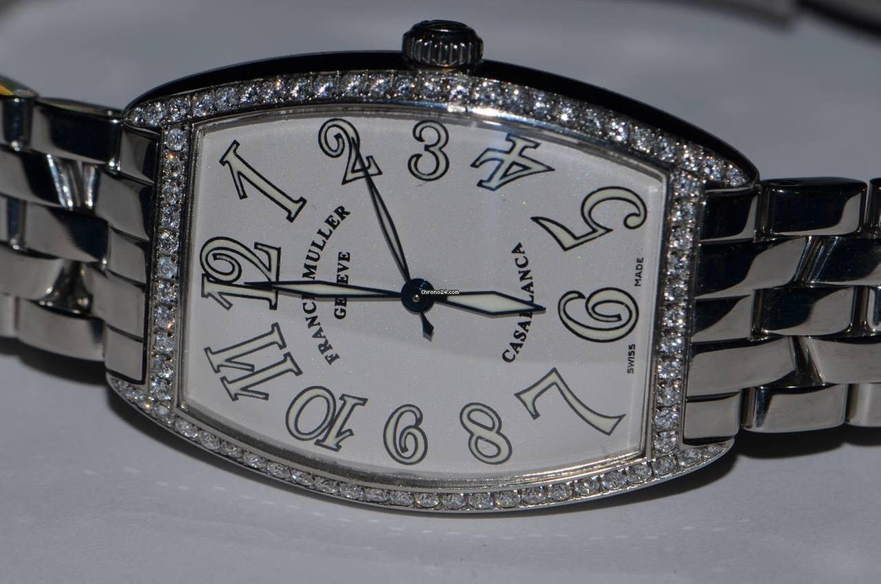 Franck Muller Casablanca Automatic Men's Watch With Steel Case and Strap Authentic Luxury Timepiece