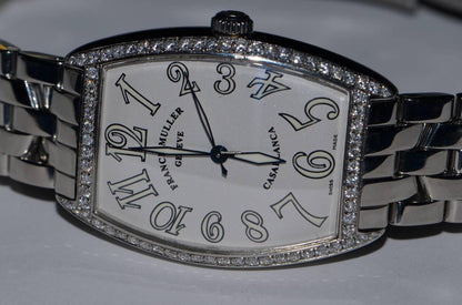 Franck Muller Casablanca Automatic Men's Watch With Steel Case and Strap Authentic Luxury Timepiece